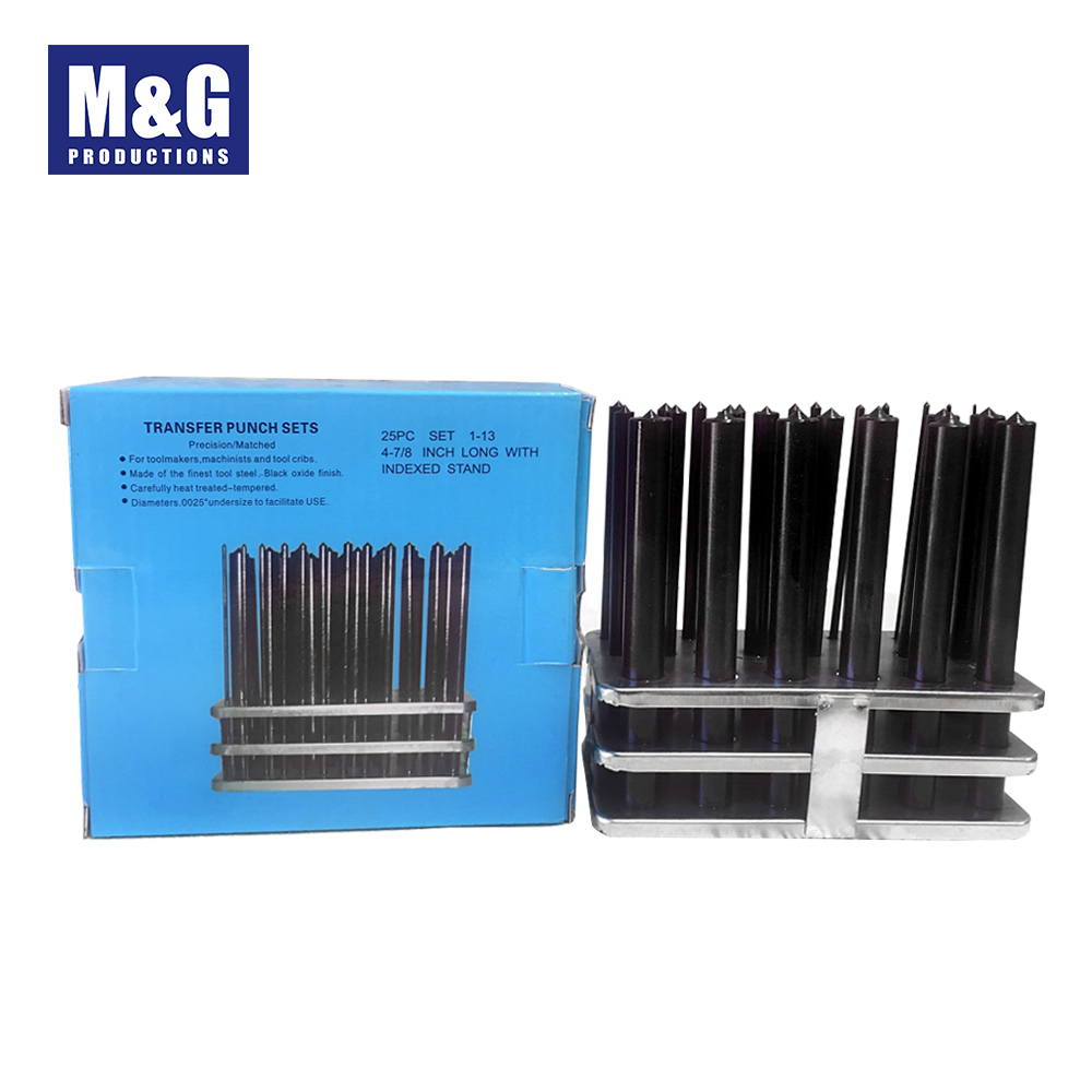 Transfer Punches Cutting Tools TP03 113mm Metric Transfer Punch Set 25 Pieces Punches