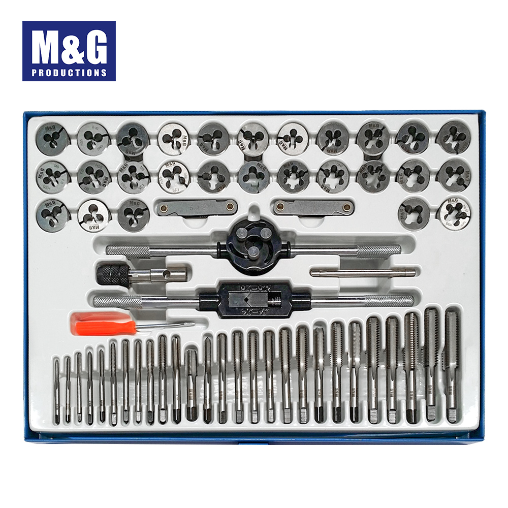 60pcs HSS Combin SEA & Metric Taps and Dies set_Cutting Tools_M&G