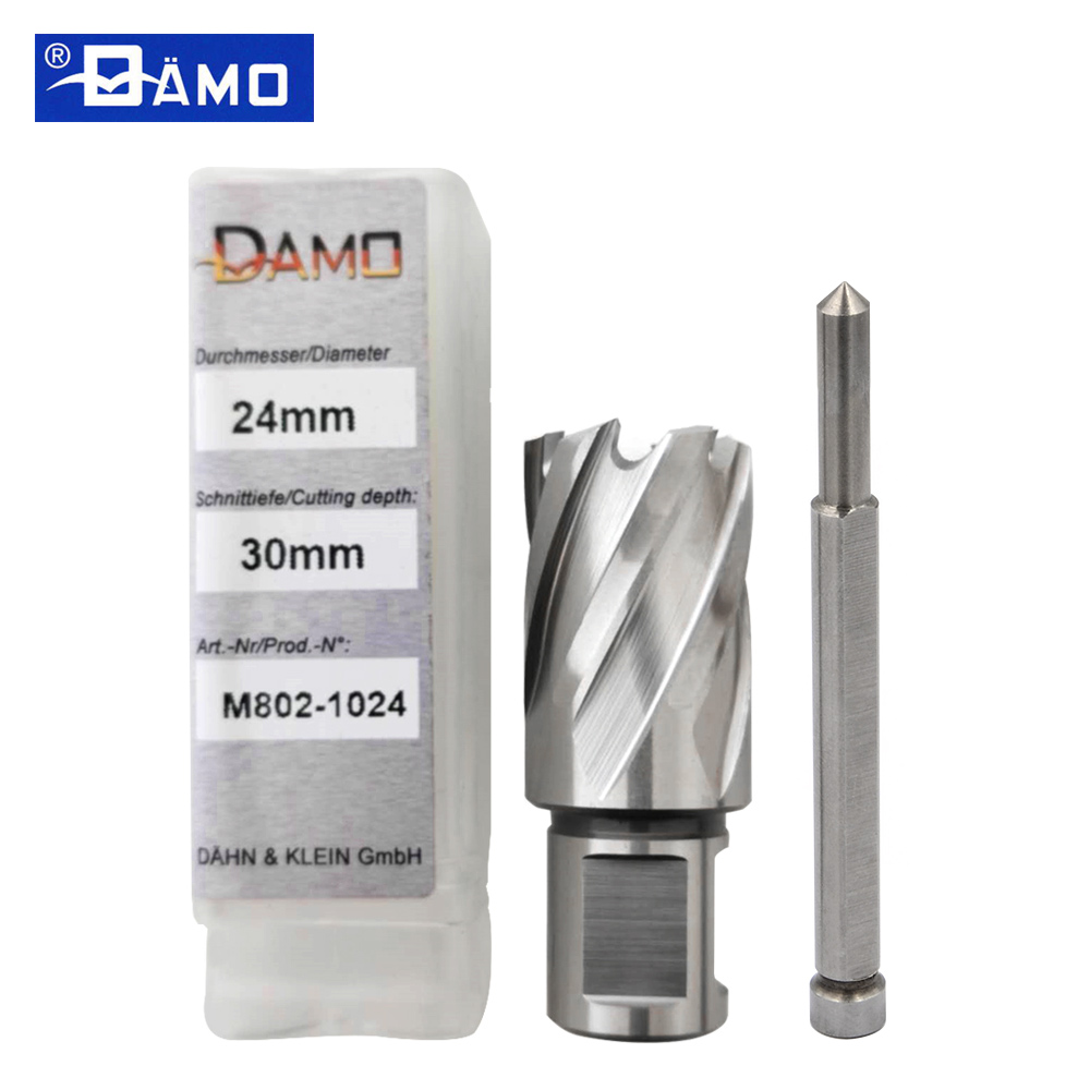 DӒMO HSS Annular Cutter 30mm Cut Depth,With Weldon Shank From Germany