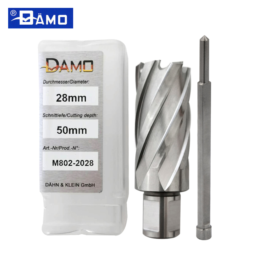 DӒMO HSS Annular Cutter 50mm Cut Depth,With Weldon Shank From Germany