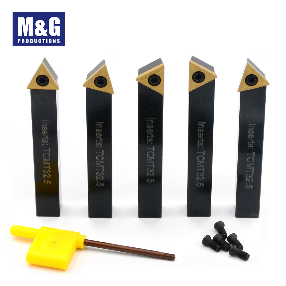 Indexable Turning Tool Set5pcs/set 1/2"_Cutting Tools_M&G Productions