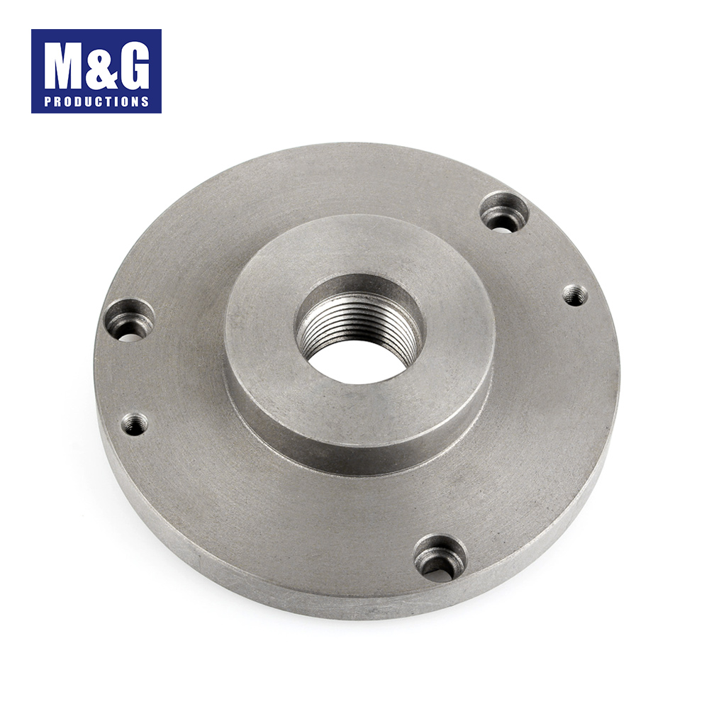 Threaded Back Plate for Plain Back Lathe Chuck 