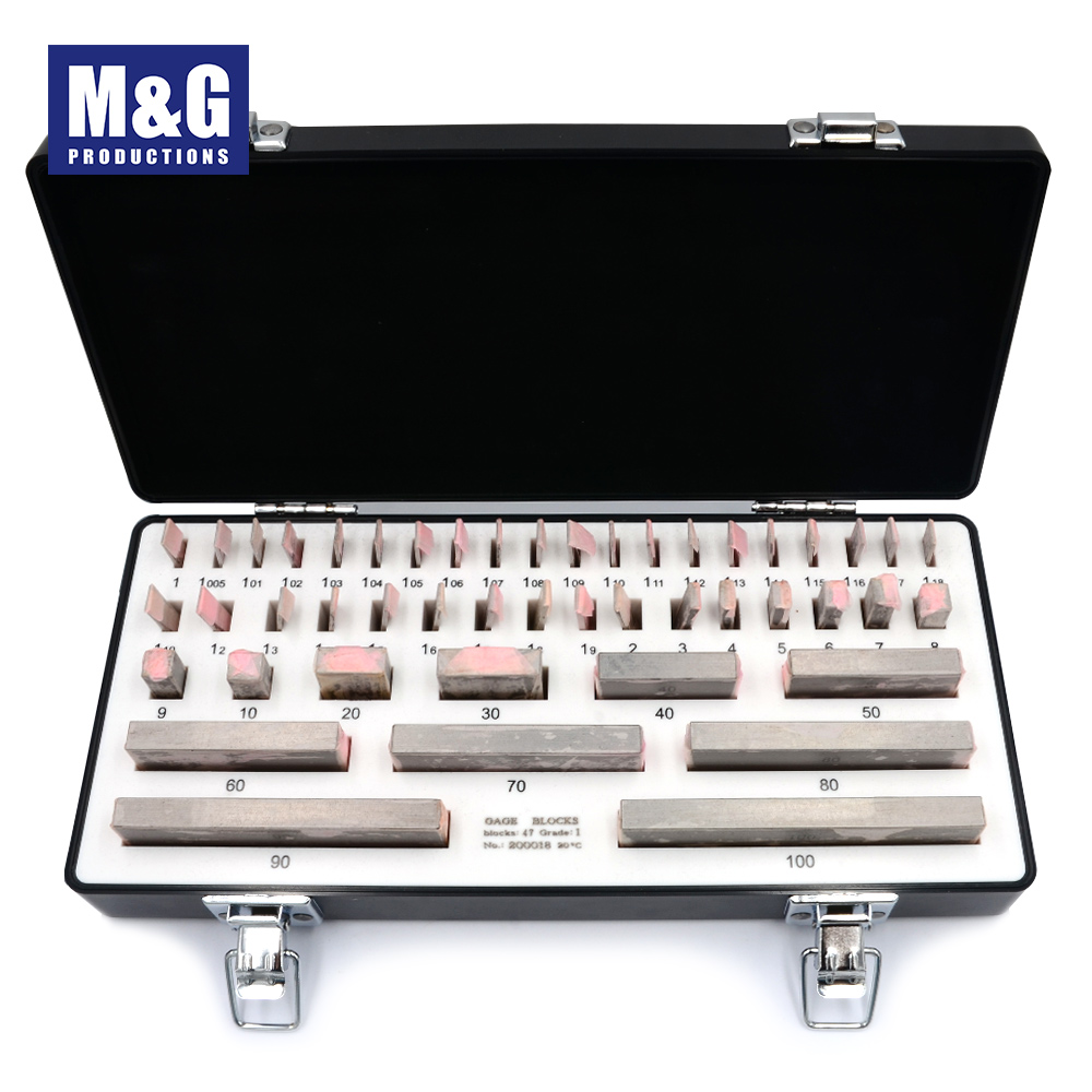 Metric Steel Gauge Block 47pcs/set ,Grade 1