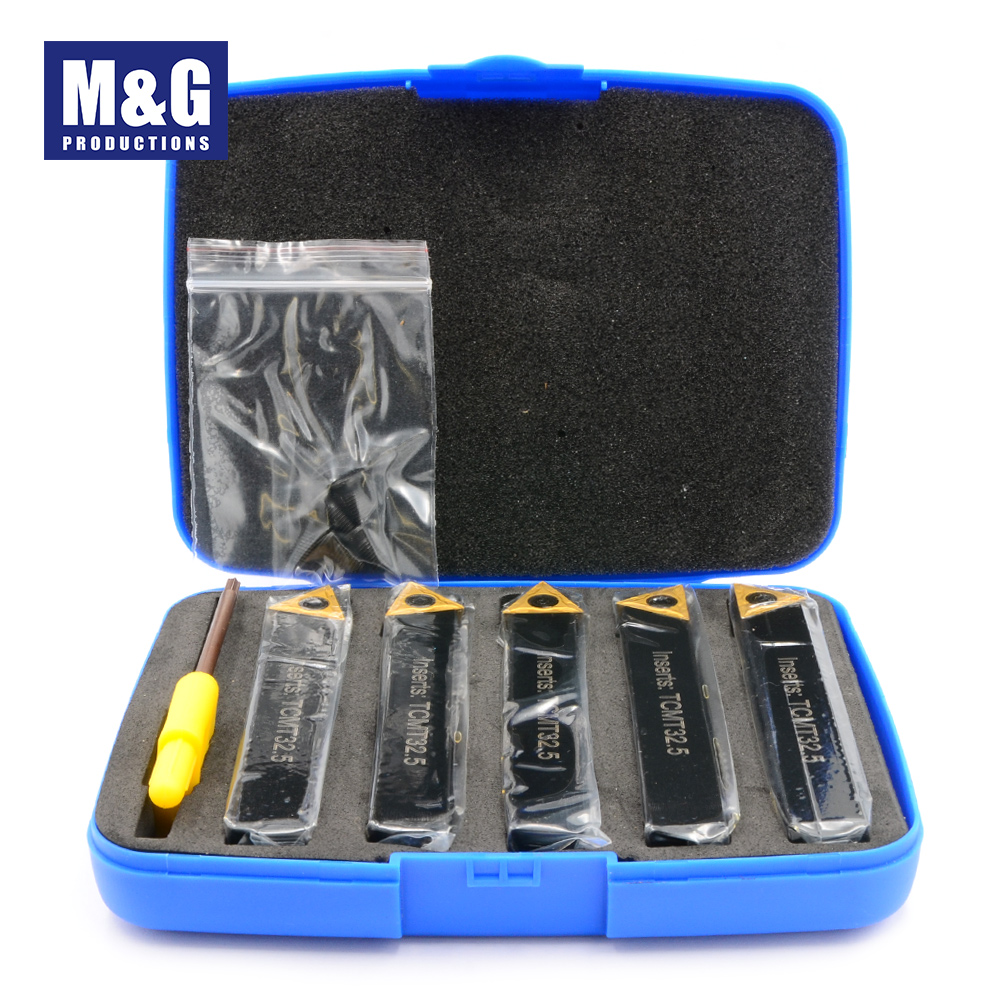 Indexable Turning Tool Set-5pcs/set -1/2