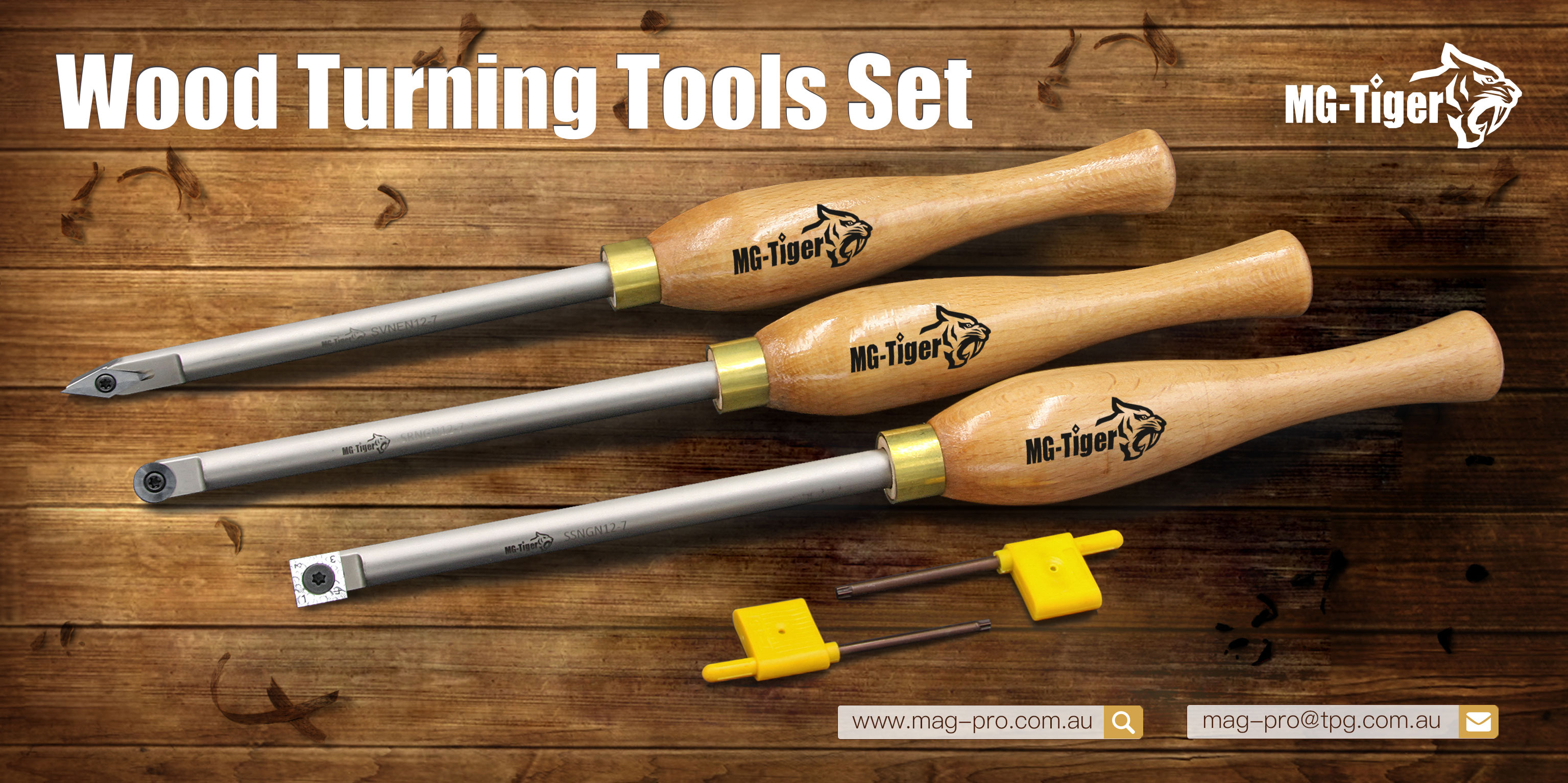 Wood Turning Tools Set