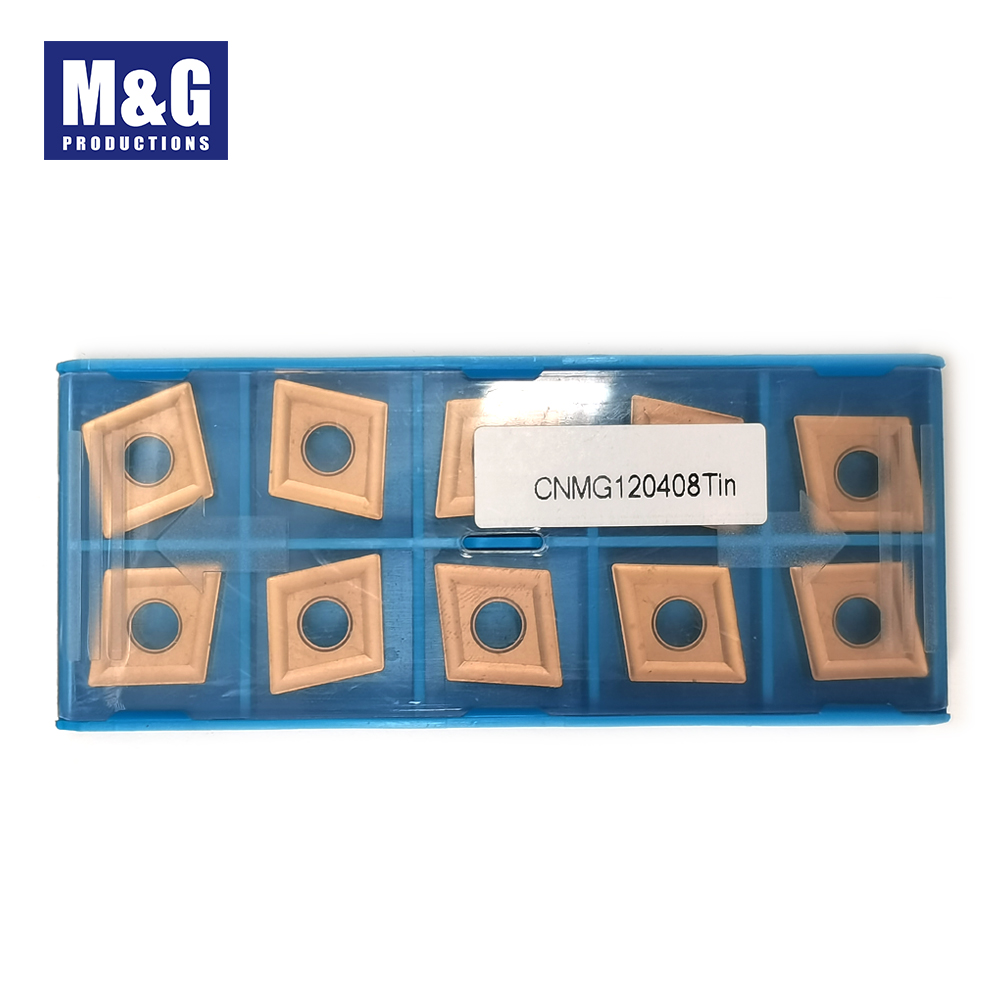10pcs CNMG120408TiN INSERT